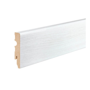 Плiнтус МДФ Cezar Powdear Snow 349 80мм
